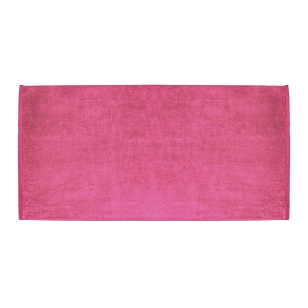 Towelsoft Premium terry velour beach towel 30 inch x 60 inch-Hot Pink HOME-BV1103-Hot Pink
